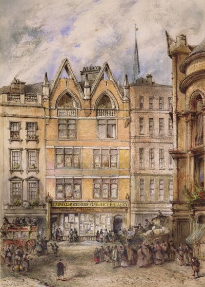 Veduta di Gracechurch Street, 1882 da Thomas Colman Dibdin